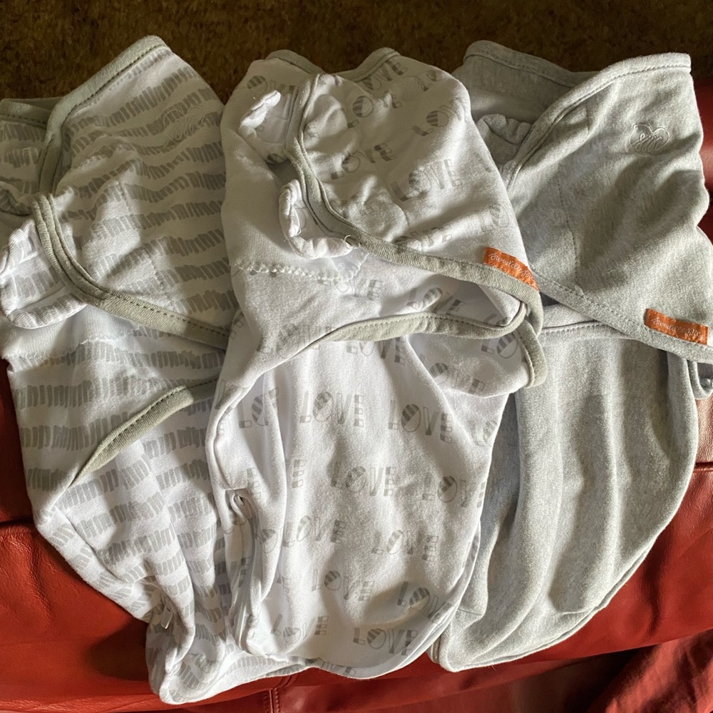 3 SwaddleMe Small/Medium Baby Swaddles